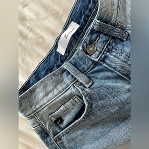 KanCan May High Rise Released Hem Shorts